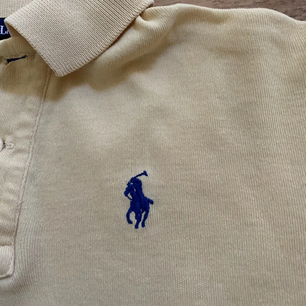 Ralph Lauren Yellow Polo with Blue Pony